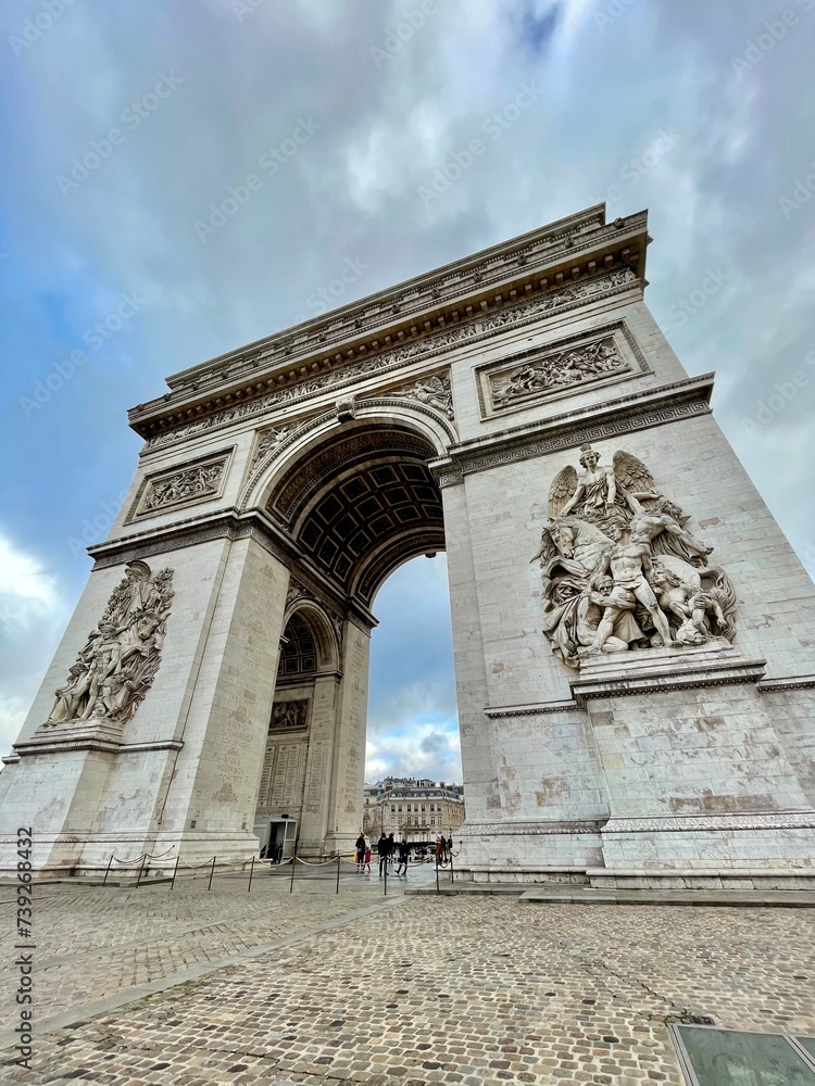 Obraz premium Arc de Triumph in Paris, France