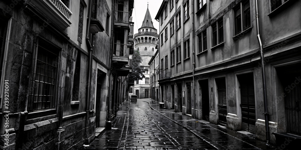 Fototapeta premium Twilight in the Old City