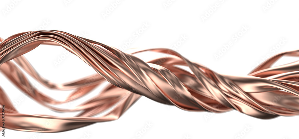 Intricate Luster: Abstract 3D Gold Cloth Illustration with Delicate Details Intricate Luster: Abstract 3D Gold Cloth Illustration with Delicate Details