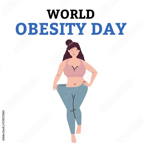 World Obesity day is observed every year on March 4, Illustration © Muhammad