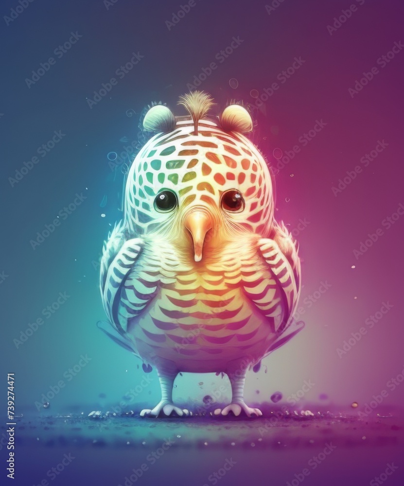 Fototapeta premium Cute fantasy animals