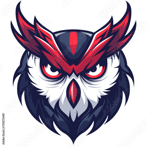 Owl esport vector logotype, logo owl, icon owl, sticker owl, symbol owl, emblem owl