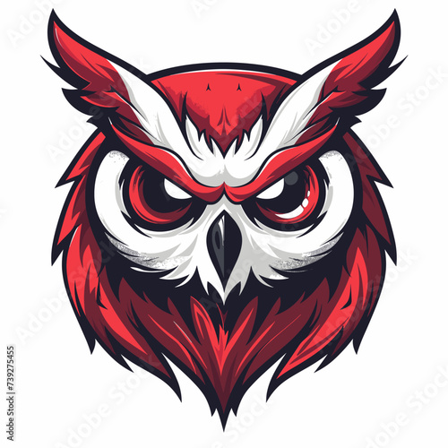 Owl esport vector logotype, logo owl, icon owl, sticker owl, symbol owl, emblem owl