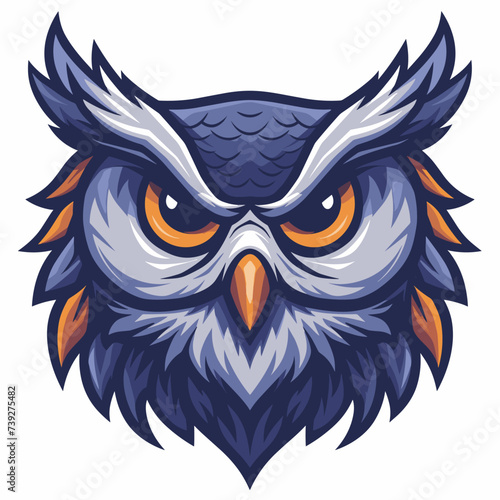 Owl esport vector logotype, logo owl, icon owl, sticker owl, symbol owl, emblem owl