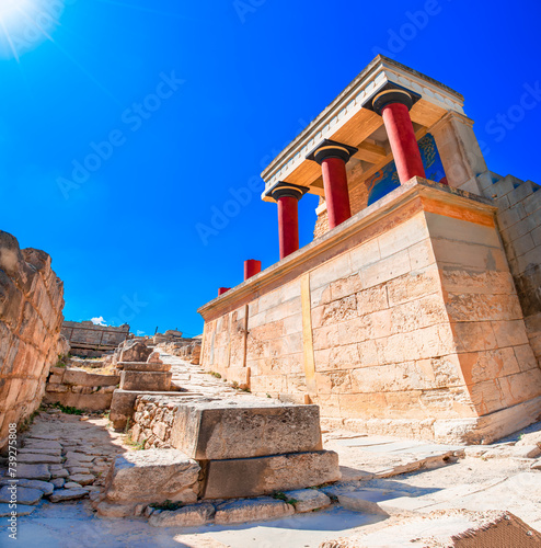 Knossos near Heraklion, Crete island, Greece