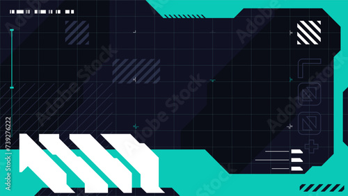 modern abstract futuristic background with cyberpunk style design