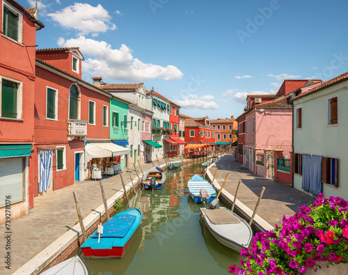 The houses in Burano