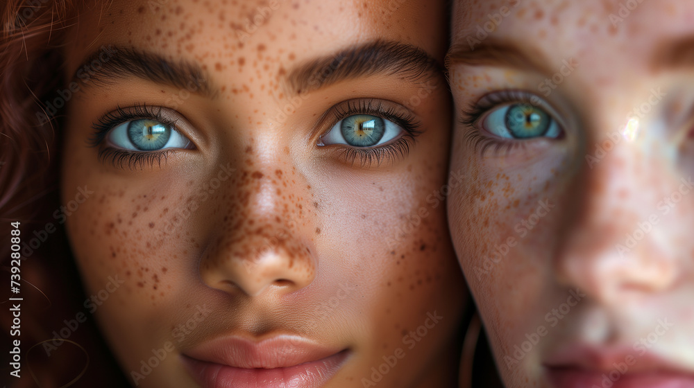 close up portrait of woman with beautiful green eyes,ai close up portrait of woman with beautiful green eyes,ai