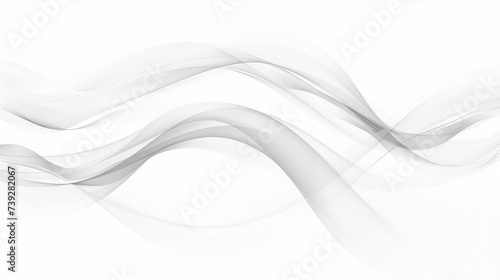 Light soft wave White Background