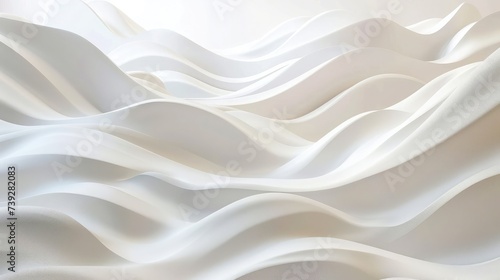 Light soft wave White Background
