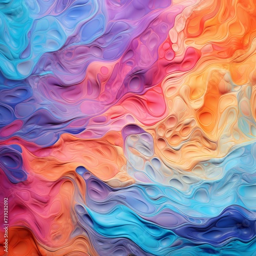 Colorful abstract background. Acrylic colors. Liquid marble pattern.