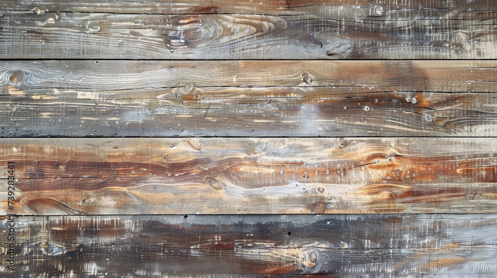 Naklejka premium Wood texture background, wood planks. Grunge wood, painted wooden wall pattern