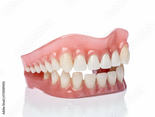 teeth isolated on white © Akash