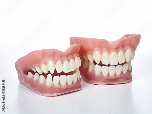 teeth isolated on white