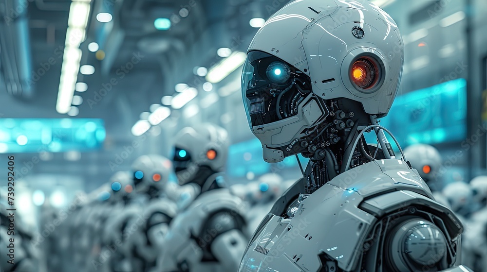 Humanoid and intelligent robots. Humanoid and intelligent robots.