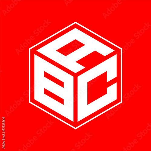 Hexagon ABC logo design vector | Hexagon ABC Font logo design vector | hexagon ABC template design vector