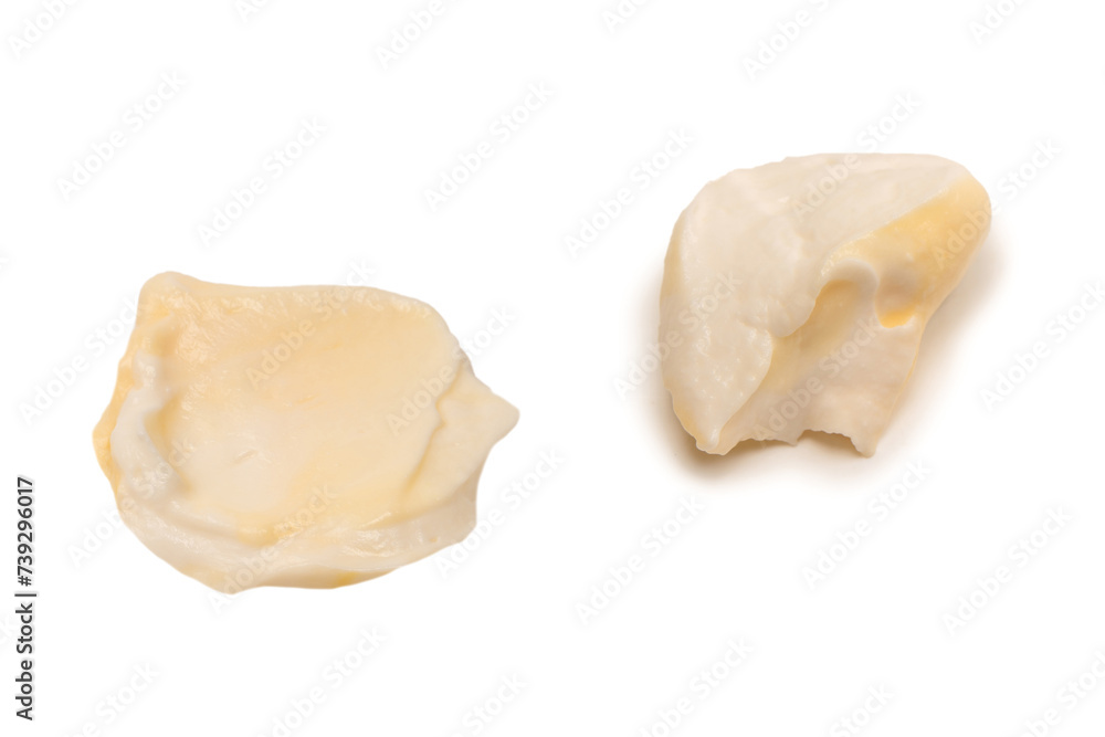 White sauce splashes isolated on white background. White sauce splashes isolated on white background.