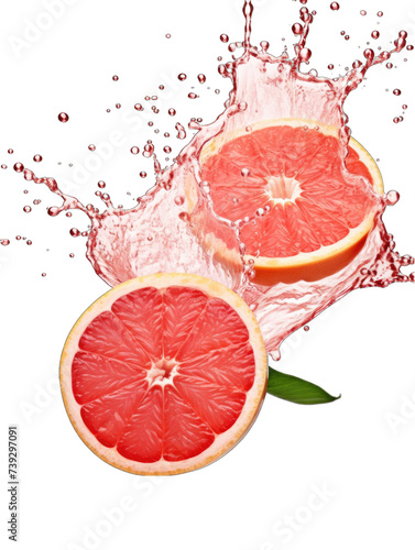 fresh grapefruit splash png