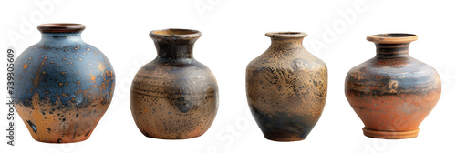 Handcrafted Pottery Vase Set