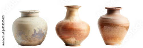 Handcrafted Pottery Vase Set