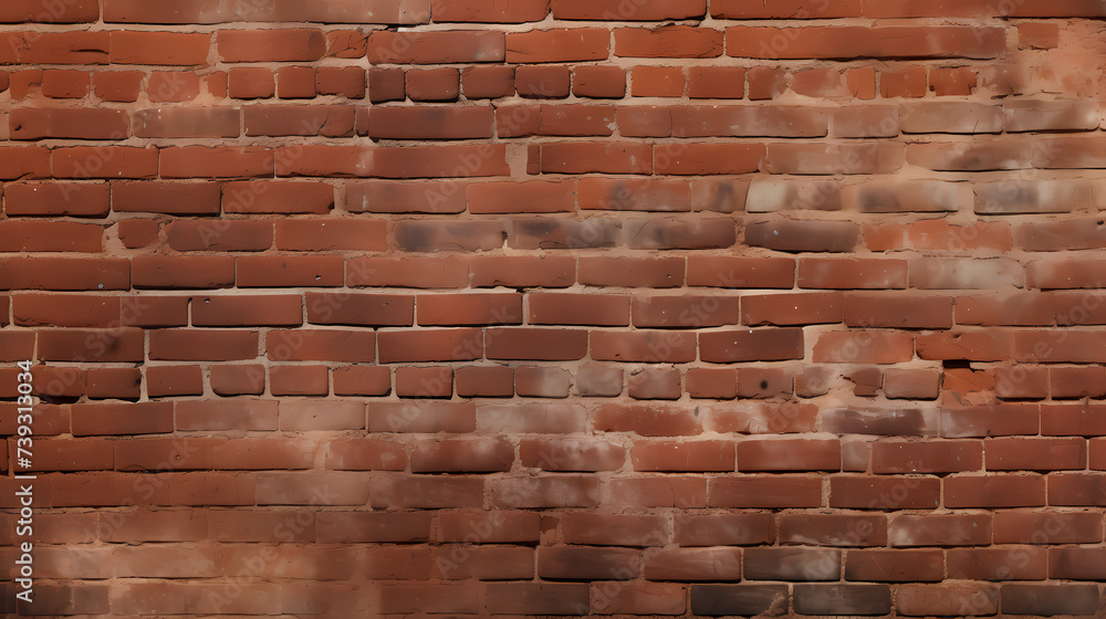 Fototapeta premium Panoramic brick wall texture background Brick wall texture for indoor or outdoor design background