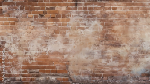 Panoramic brick wall texture background Brick wall texture for indoor or outdoor design background