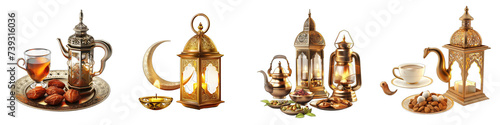 Charity Ramadan Hyperrealistic Highly Detailed Isolated On Transparent Background Png File
