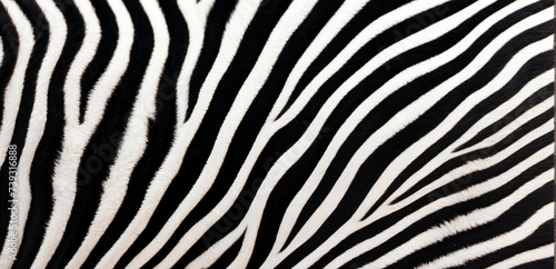 Trendy zebra skin pattern background . Animal fur, texture background for Fabric design, wrapping paper, textile and wallpaper, extra wide
