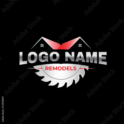 House remodel icon logo design vector
