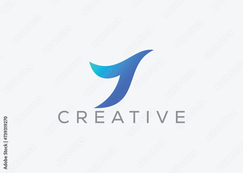 Naklejka premium Creative and minimal bird vector logo design template. Dove Flying logo. Pigeon vector