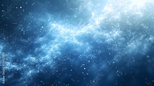 Luminous Horizon: Blue and White Bright Shine Empty Space Background, Hand Edited Generative AI