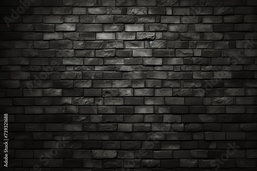 dark background black brick wall