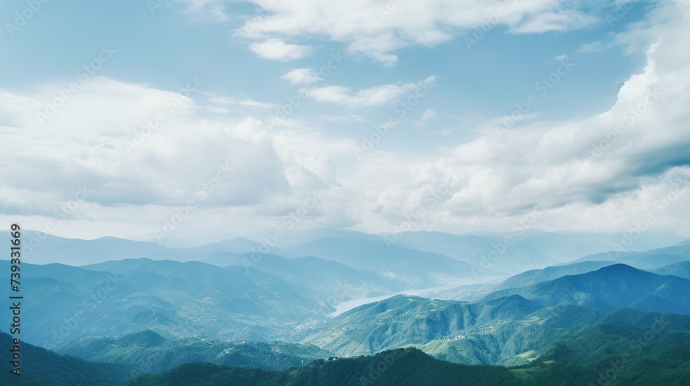 Mountains with sea fog below,misty mountain top and cloud bed view, Mountains with sea fog below,misty mountain top and cloud bed view,