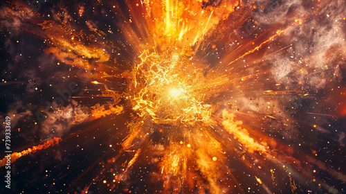 big bang explosion  cosmic event