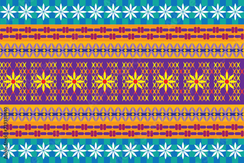 illustration pattern of the crass color on multi color background.