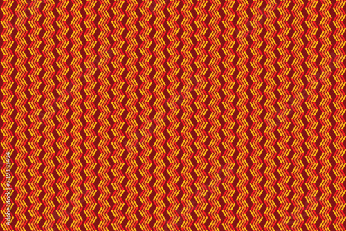 illustration pattern line the gradient of orange color on red background.
