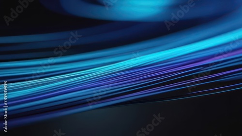  A close up of optical fibers - high speed data transfer concept .