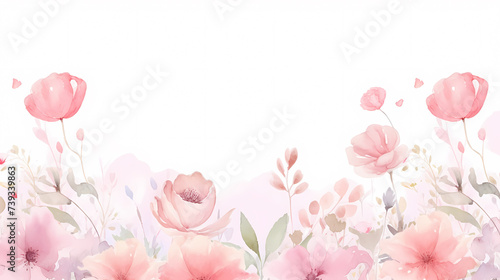 Beautiful pink rose bouquet flowers background  symbolizing Valentine s Day  wedding  love