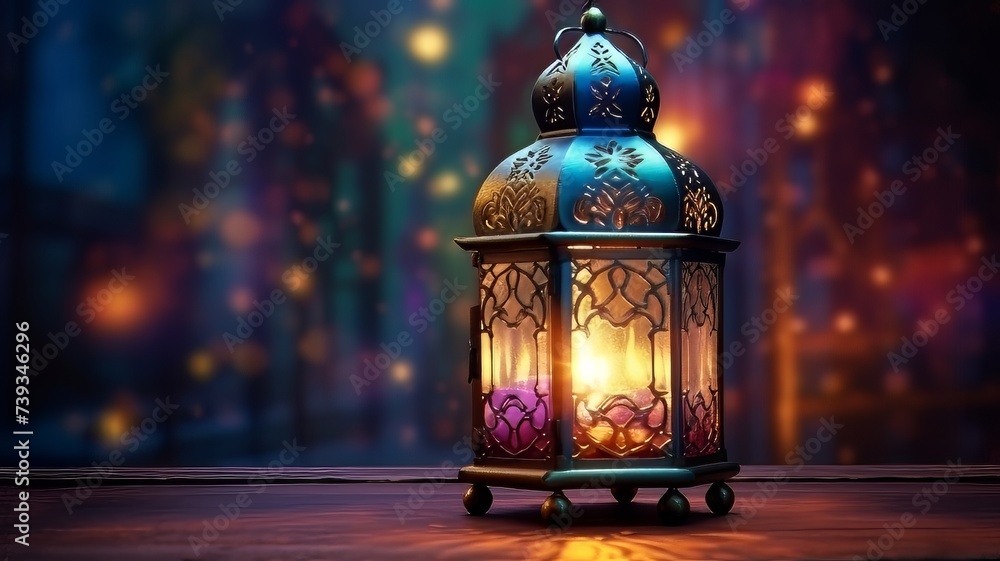 Fantasy style lantern for islamic ramadan celebration Fantasy style lantern for islamic ramadan celebration