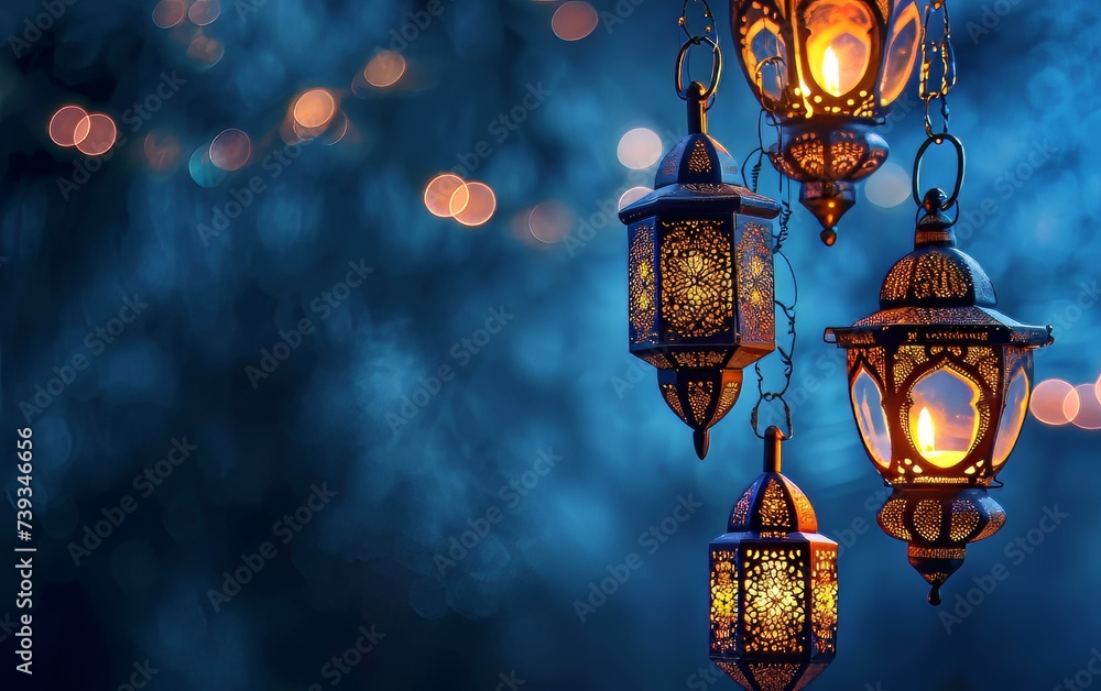 Fantasy style lantern for islamic ramadan celebration Fantasy style lantern for islamic ramadan celebration