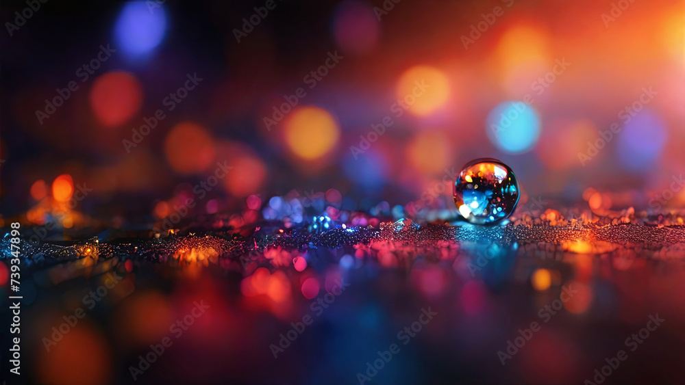 water drops on a glass water drops on a glass