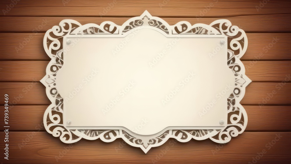 Greeting card with space for text in the center Greeting card with space for text in the center