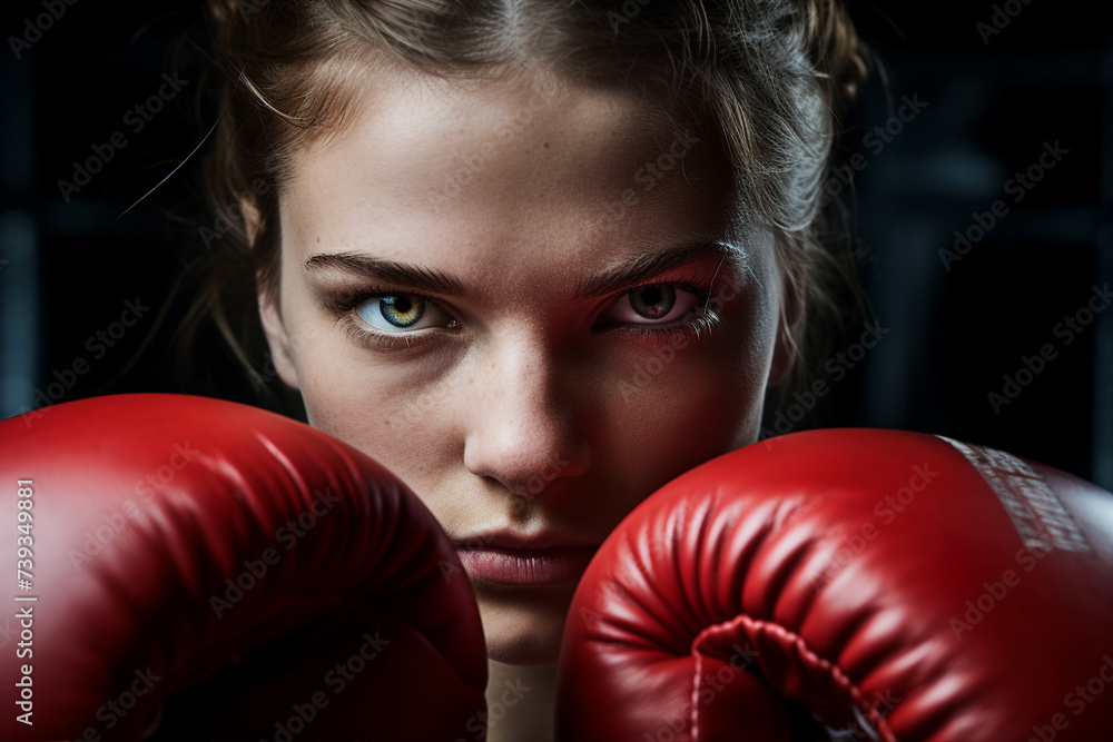 Boxing club gym for boxers training athletic conceptual Generative AI image Boxing club gym for boxers training athletic conceptual Generative AI image