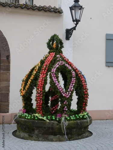 Osterbrunnen in Franken