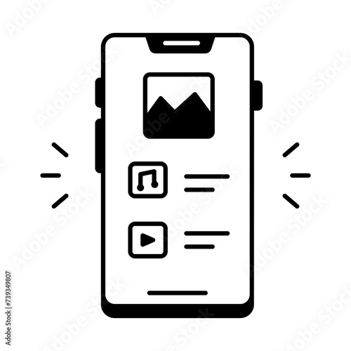  Network Technology Linear Icon