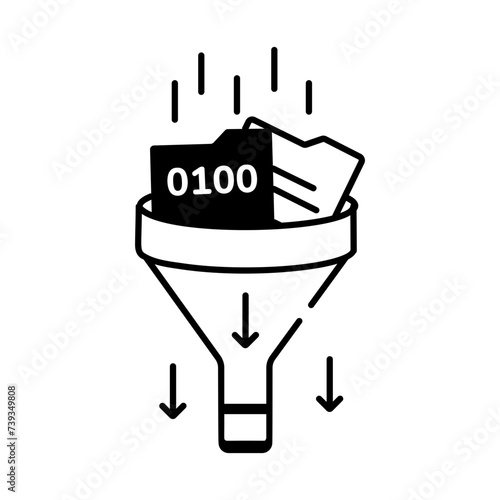  Network Technology Linear Icon