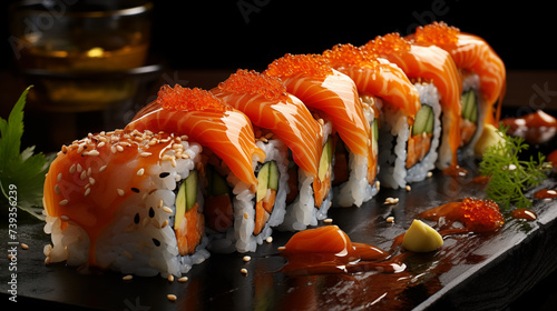 Premium Food Photography, Sushi, Japanese Cuisine.