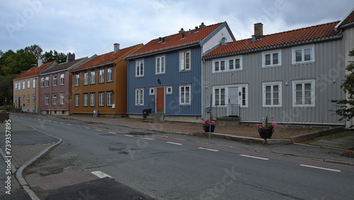 Fototapeta Naklejka Na Ścianę i Meble -  Architecture in Trondheim in Trondelag County Norway, Europe
