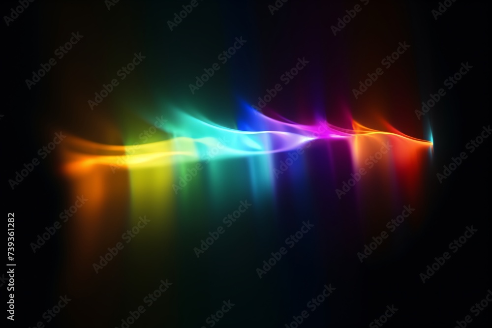 Abstract colorful light effect