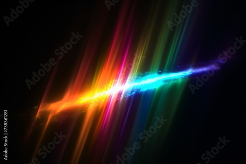 Abstract colorful light effect